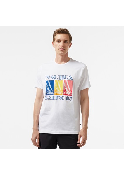 Erkek Beyaz T-Shirt