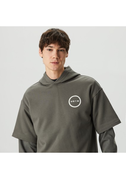 Unıted4 Classic erkek Gri Hoodie fırsatları