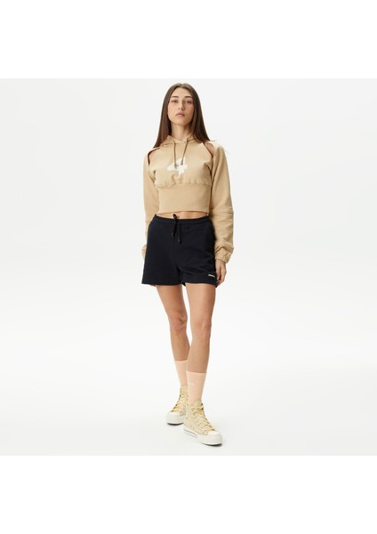 Unıted4 Classic Kadın Krem Hoodie