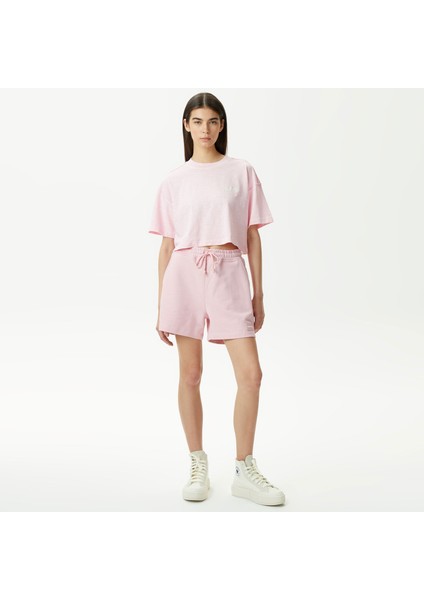 Unıted4 Classic Kadın Pembe Crop T-Shirt modelleri