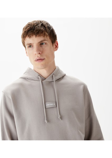 Unıted4 Classic Erkek Gri Hoodie