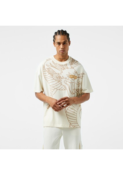 United Classic Erkek Krem T-Shirt