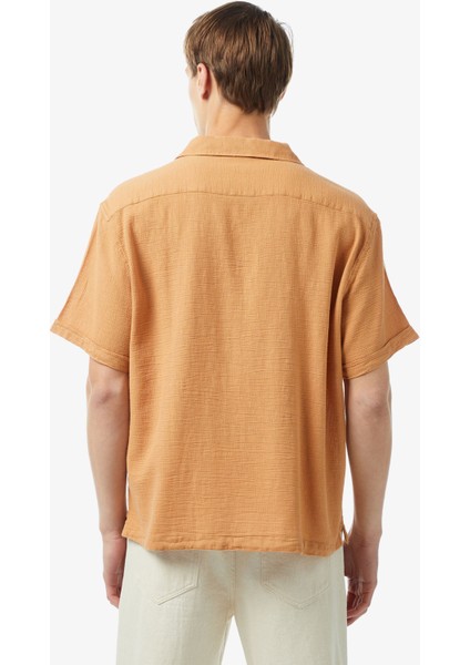 Unıted4 M Oversize Erkek Kahverengi Gömlek