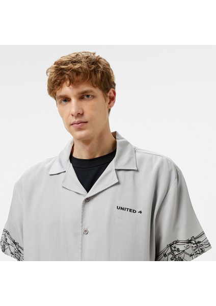 Unıted4 Classic Erkek Gri Gömlek fırsatları