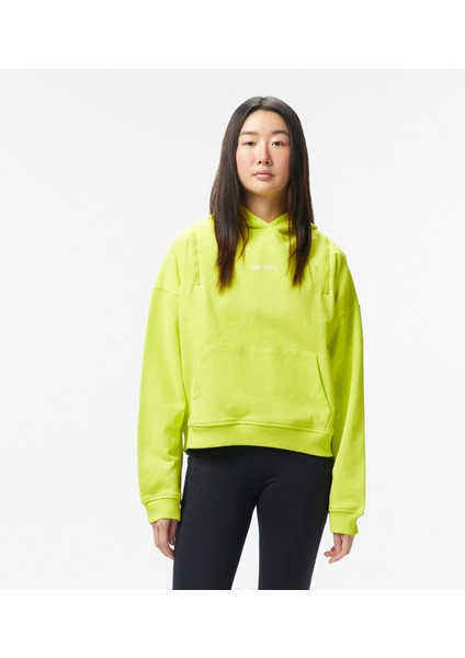 Unıted4 Side Zip Kadın Sarı Hoodie