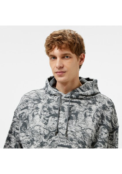 Unıted4 Limited Edition Dragon Erkek Gri Sweatshirt