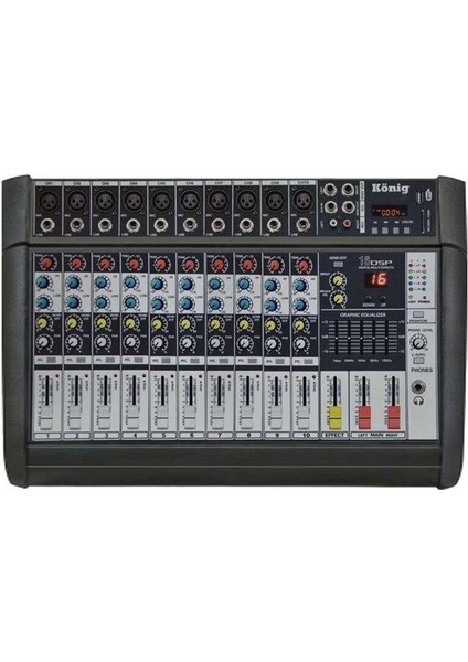 KJ-10-500 2X500W 10 Kanal Power Mikser