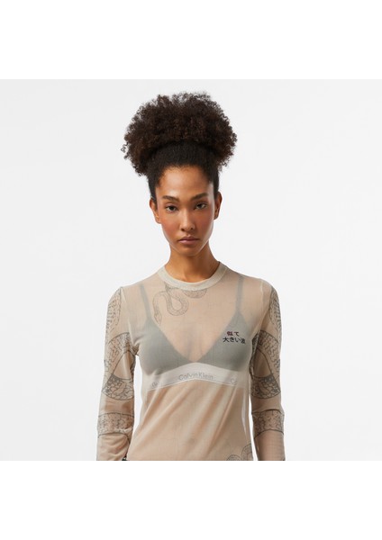 Unıted4 Tulle Dragon Kadın Krem T-Shirt fırsatları