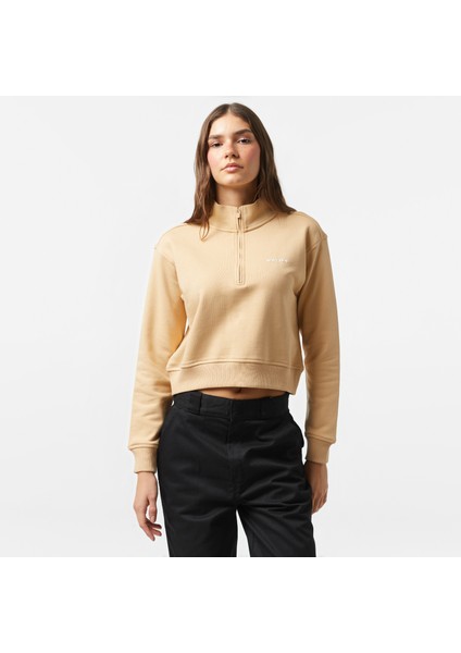 Classic Kadın Bej Sweatshirt