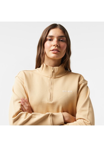 Classic Kadın Bej Sweatshirt fırsatları