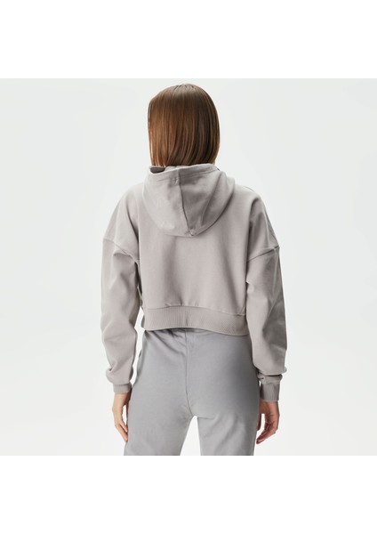 Unıted4 Classic Kadın Gri Hoodie