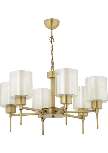 Goldie 6 Lı Eskitme Modern Yatak Odası Salon Avize fırsatları