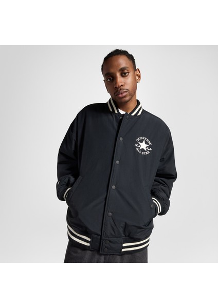 Classic Bomber Erkek Siyah Ceket