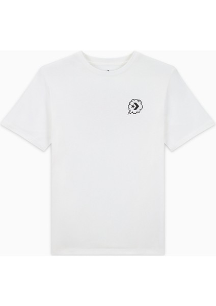 Classic Erkek Grafik Baskılı Beyaz T-Shirt