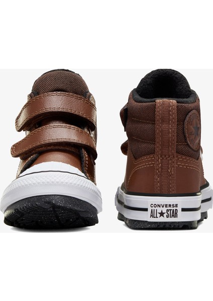 Chuck Taylor All Star Berkshire Bebek Kahverengi Deri Bot modelleri