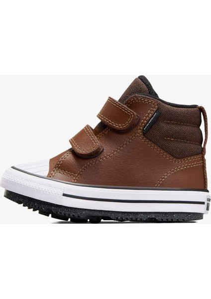 Chuck Taylor All Star Berkshire Bebek Kahverengi Deri Bot fırsatları