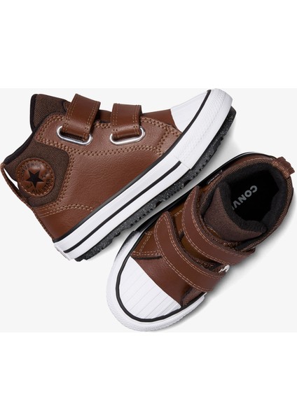 Chuck Taylor All Star Berkshire Bebek Kahverengi Deri Bot indirimleri
