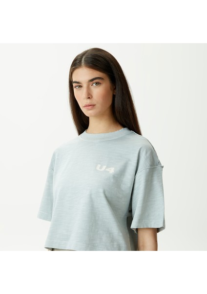 Unıted4 Classic Kadın Pembe Crop T-Shirt fırsatları