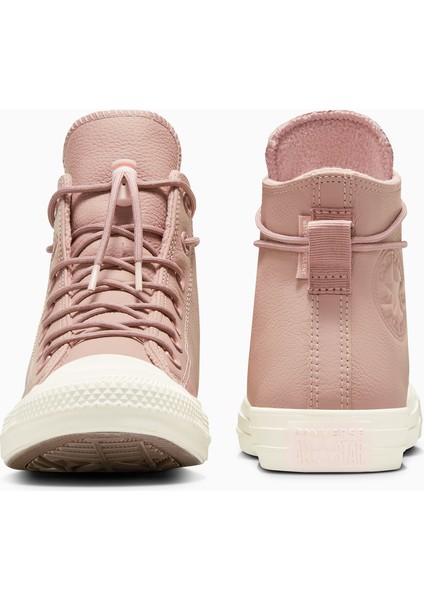 Chuck Taylor All Star Unisex Pembe Deri Bot modelleri