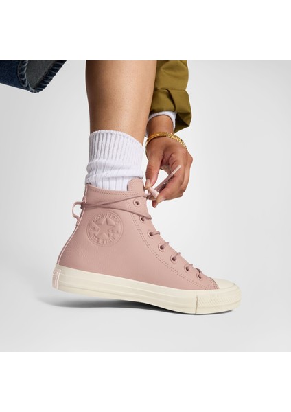 Chuck Taylor All Star Unisex Pembe Deri Bot indirimleri