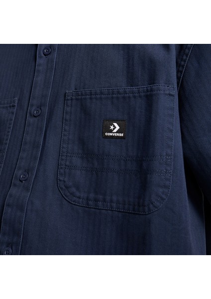 Erkek Cepli Lacivert Gömlek indirimleri