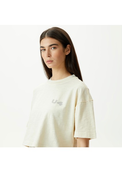 Unıted4 Classic Kadın Pembe Crop T-Shirt fırsatları