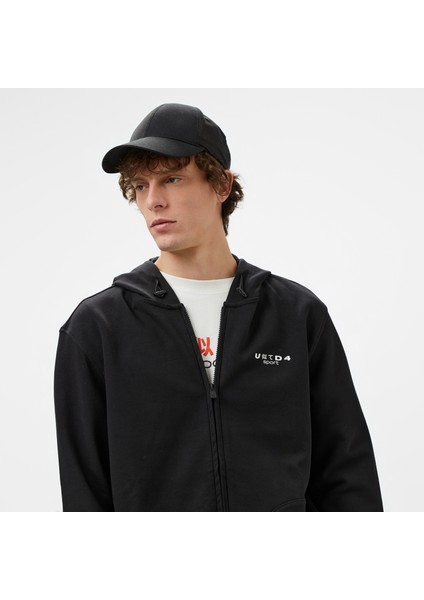 Unıted4 Sport Erkek Siyah Sweatshirt