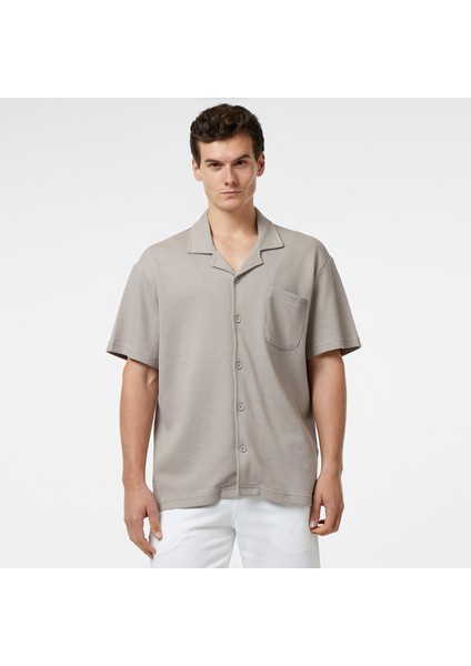 Unıted4 Classic Erkek Gri Gömlek