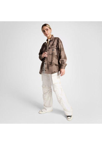 Classic Kadın Desenli Haki Ceket modelleri