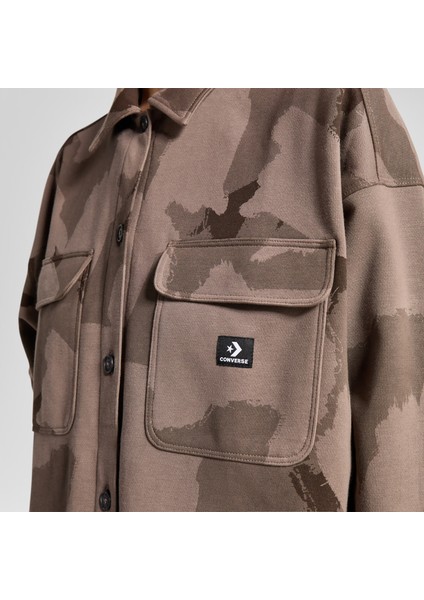 Classic Kadın Desenli Haki Ceket indirimleri