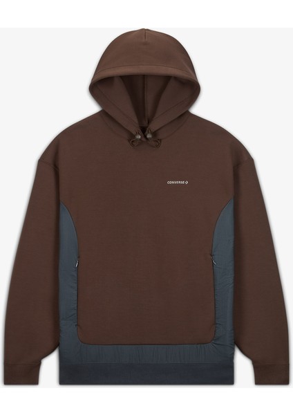 Classic Erkek Kahverengi Hoodie