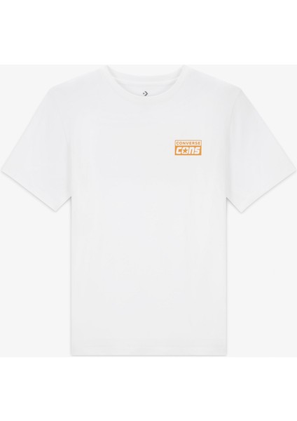 Classic Erkek Grafik Baskılı Beyaz T-Shirt