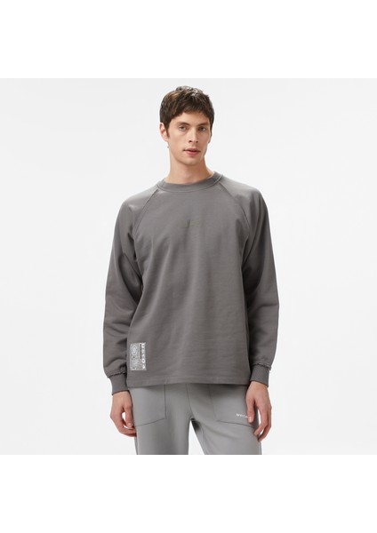 Unıted4 Pocket M Longsleeve Erkek Gri Sweatshirt