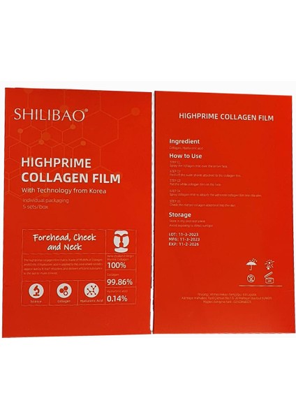 Highprime Kolajen Film Serum Mist Başlangıç Seti 12 Paket(Yüz+Göz) Film + 1 Serum Mist fiyatları