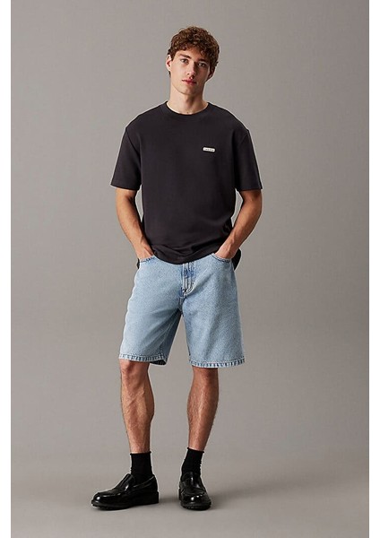 Erkek Calvin Klein Mini Label T-Shirt - Gri fiyatları