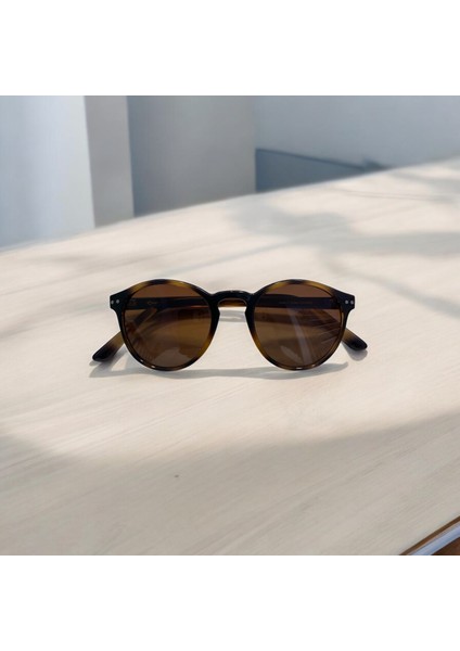 9027 DM05 Yuvarlak Polarize Unisex Güneş Gözlüğü