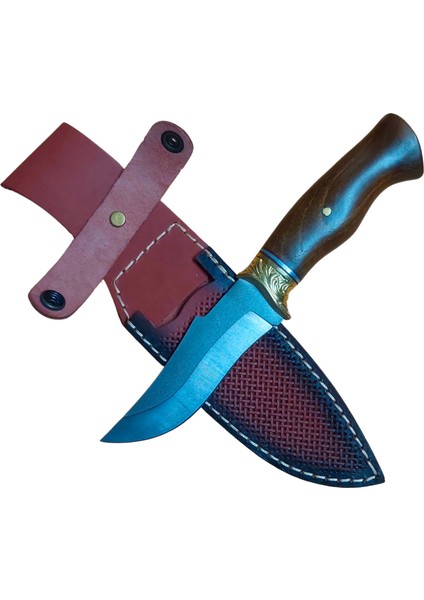 25CM Bushcraft Bıçak Paslanmaz Çelik Hakiki Deri Kılıf Hediyeli modelleri