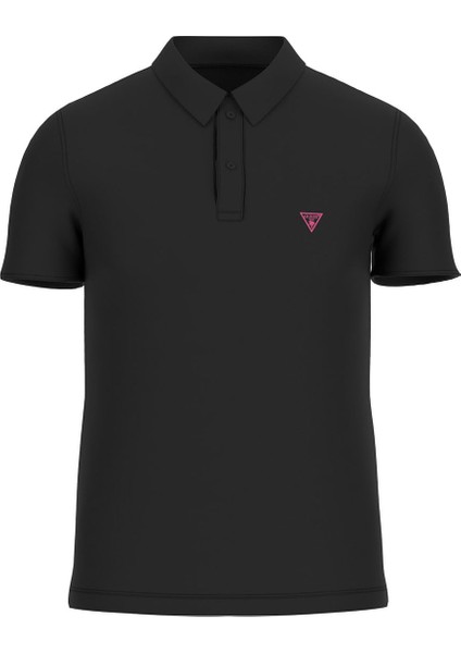 Erkek Ss Basic Gd Polo Knit T-Shirt - Siyah