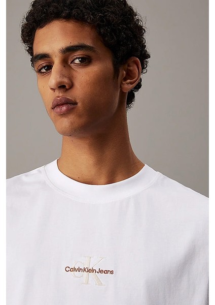 Erkek Ck Sleeveless Kolsuz T-Shirt - Beyaz fırsatları