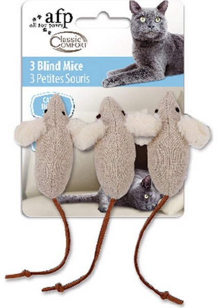 Classic Comfort - 3 Adet Peluş Fare Oyuncak
