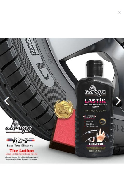 Lastik Parlatıcı Losyon 200ML