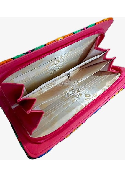 Hint Model Renkli Cüzdan Clutch Portföy Çanta - R1176
