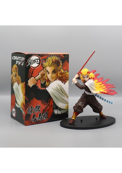 Demon Slayer: Kimetsu No Yaiba Figürleri Vulcan Tanjiro Fasulyeleri Agatsuma Zenitsu Aşk Sütunu Kelebek Ninja Model Süsleri (Yurt Dışından)
