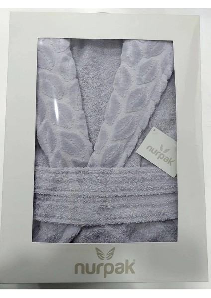 Battal Boy Tek Bornoz Şalyaka-Hazal Gri (Beden 2xl-3xl)