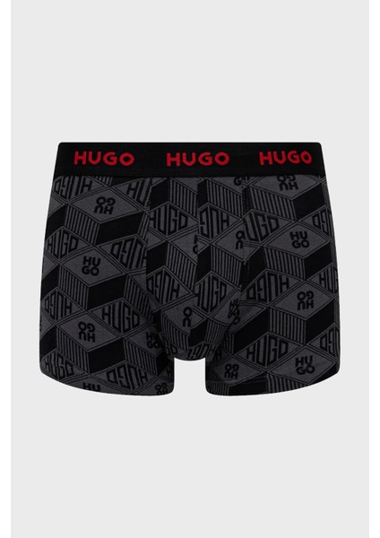 Desenli Streç Pamuklu 3 Pack Boxer Erkek Boxer 50532550 986