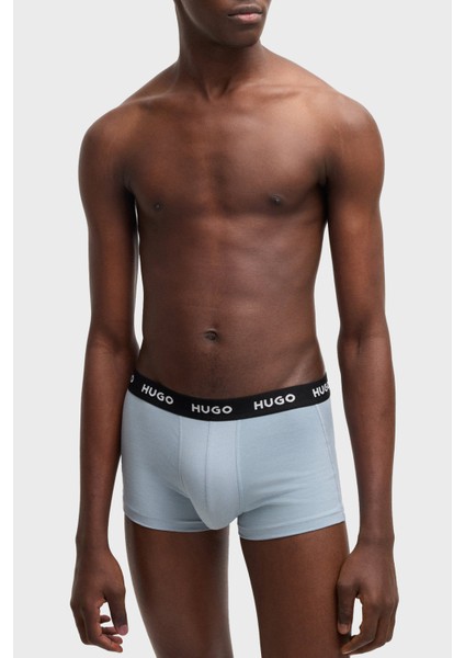 Desenli Streç Pamuklu 3 Pack Boxer Erkek Boxer 50532550 984