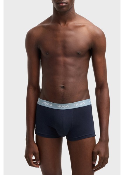 Desenli Streç Pamuklu 3 Pack Boxer Erkek Boxer 50532550 984