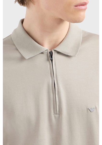 Pamuklu Regular Fit Yarım Fermuarlı Polo Yaka T Shirt Erkek Polo Yaka T Shirt EM001082 AF10017 U8033 fırsatları