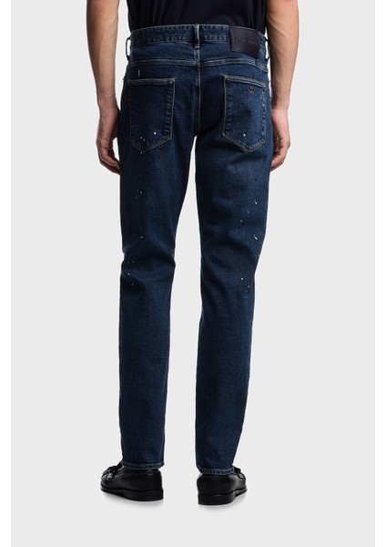 Streç Pamuklu Slim Fit Düşük Bel Dar Paça Jeans Erkek Kot Pantolon EM000121 AF13252 FB041 modelleri