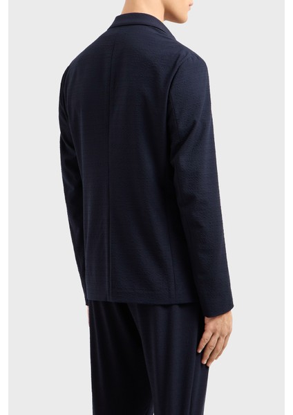 Streç Regular Fit Apaş Yaka Klasik Ceket Erkek Ceket EM000069 TE13603 UB109